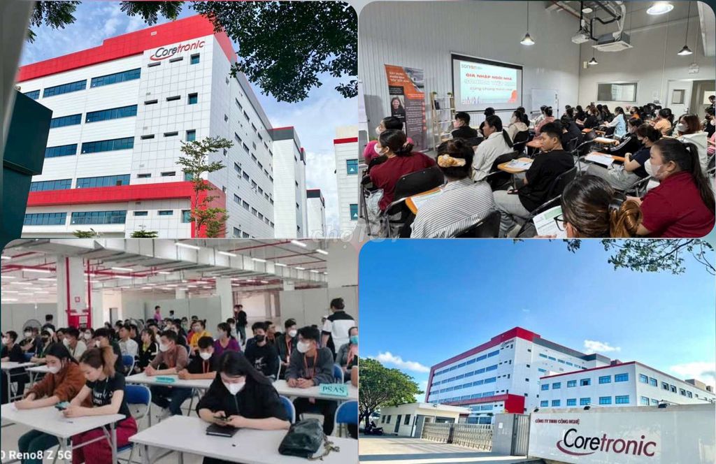Công Ty Coretronic tuyển - Cơ sở làm việc phổ biến tại Việt Nam Công Ty Coretronic tuyển - Cơ sở làm việc phổ biến tại Việt Nam