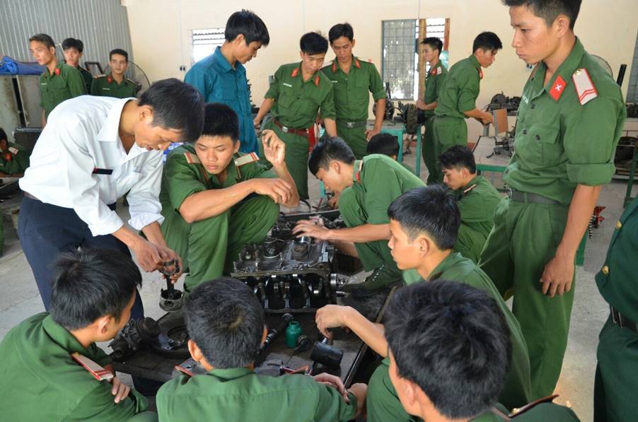 Dạy nghề bộ đội - Nhóm nghề dịch vụ – thương mại Dạy nghề bộ đội - Nhóm nghề dịch vụ – thương mại