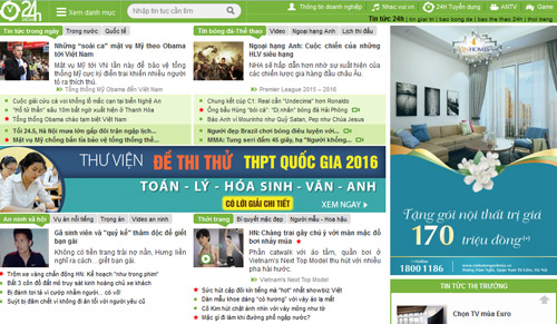 Tin tức 24h - Ưu điểm nổi bật của cách đọc tin trên 24h.com.vn Tin tức 24h - Ưu điểm nổi bật của cách đọc tin trên 24h.com.vn