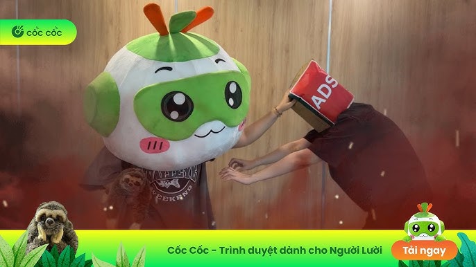 Cốc Cốc - Chặn quảng cáo tích hợp sẵn