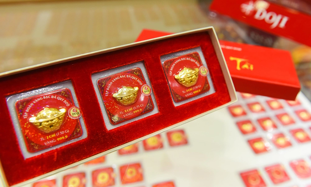 Giá vàng Doji - Nhẫn tròn 9999 Hưng Thịnh Vượng