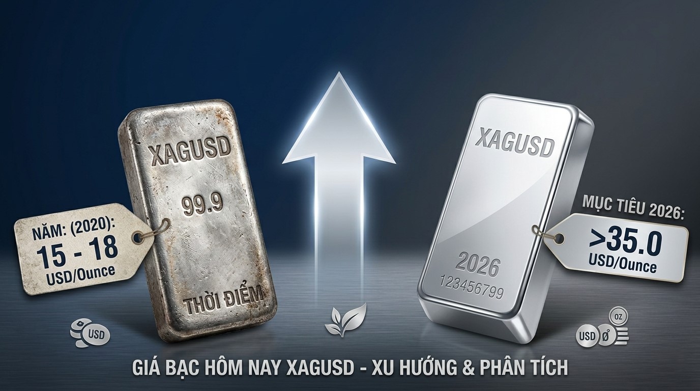 Giá bạc thế giới - Lạm phát và nhu cầu trú ẩn Giá bạc thế giới - Lạm phát và nhu cầu trú ẩn