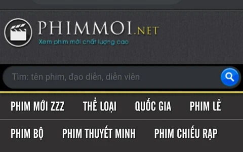 Phimmoichill - Giao diện dễ làm quen