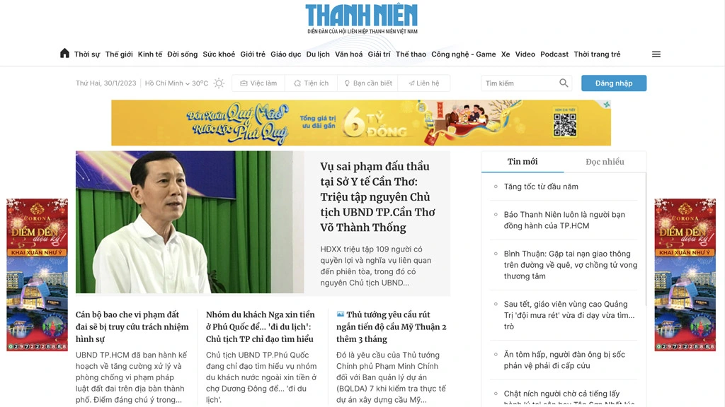 Báo Thanh Niên - Đối tượng độc giả chính của Báo Thanh Niên