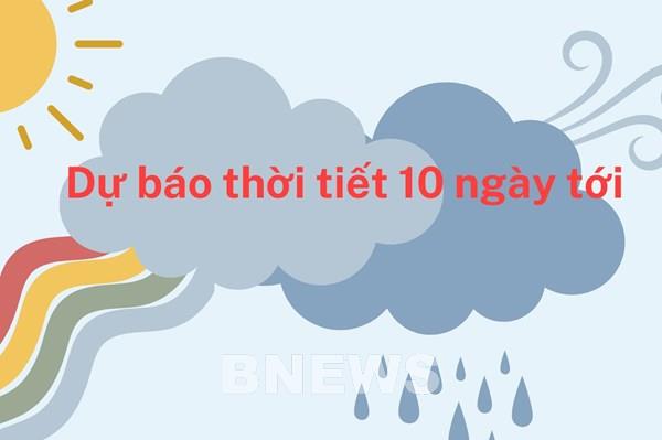 Dự báo thời tiết 10 ngày tới - Xem cả nhiệt độ, mưa, gió và độ ẩm