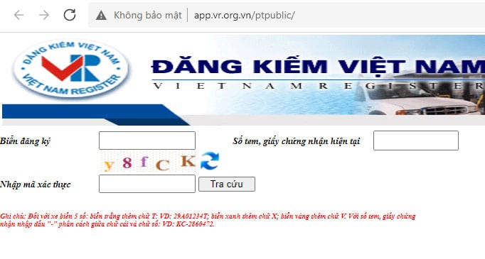 Kiểm tra phạt nguội - Kiểm tra phạt nguội trên website Cục Cảnh sát giao thông