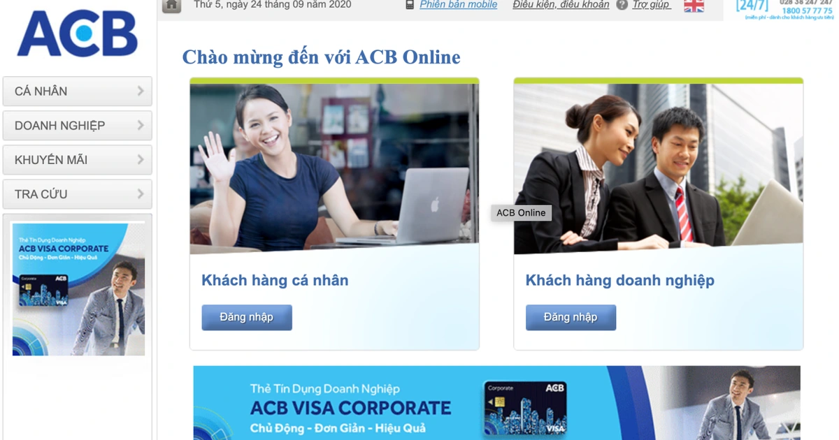 Acb online - Acb online là gì và dùng để làm gì? Acb online - Acb online là gì và dùng để làm gì?