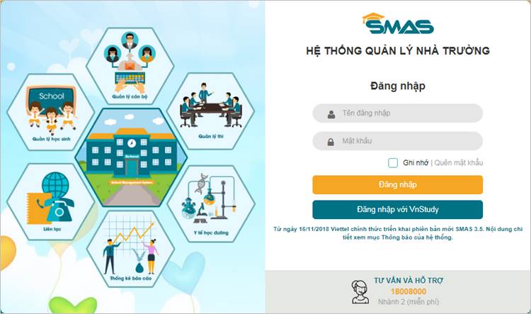 Smas 4.0 - Quản lý học sinh và hồ sơ lớp học Smas 4.0 - Quản lý học sinh và hồ sơ lớp học