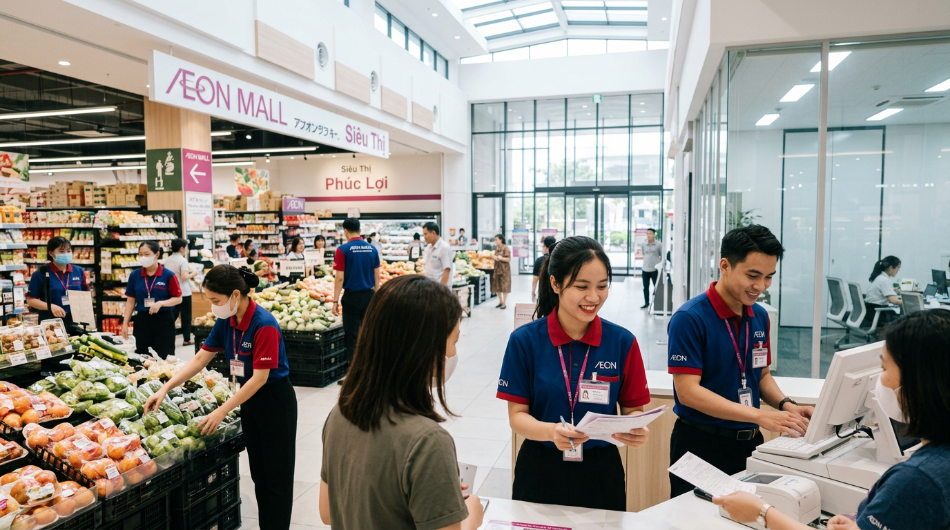 aeon mall tuyển dụng