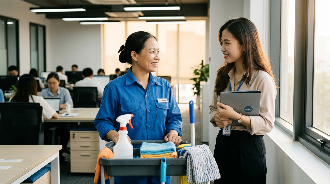 tuyển dụng nhân viên vệ sinh