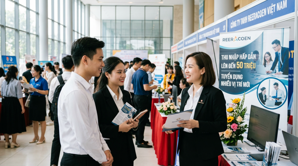 Công ty TNHH Reeracoen Việt Nam tuyển dụng nhiều vị trí lương cao