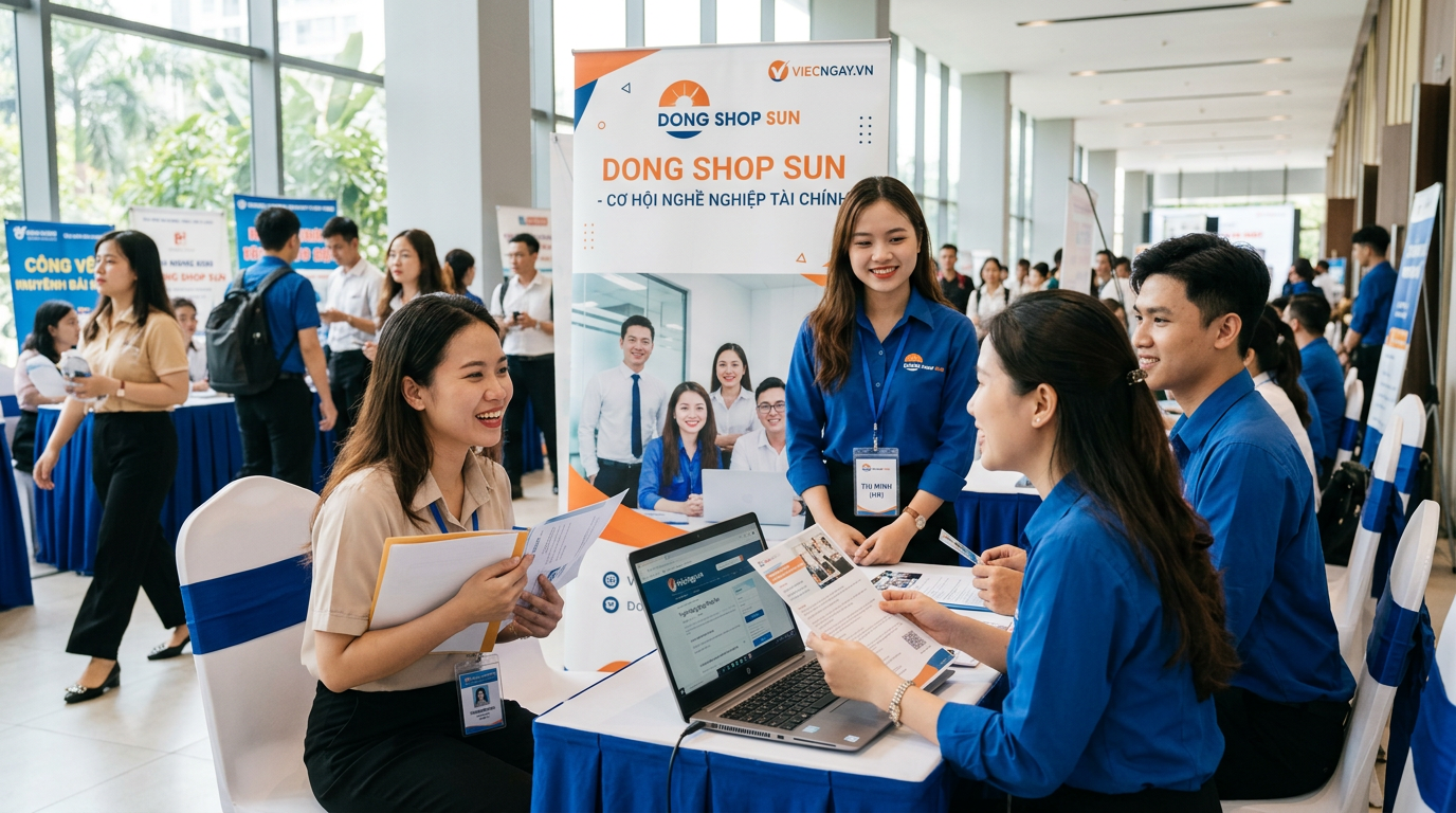 dong shop sun tuyển dụng