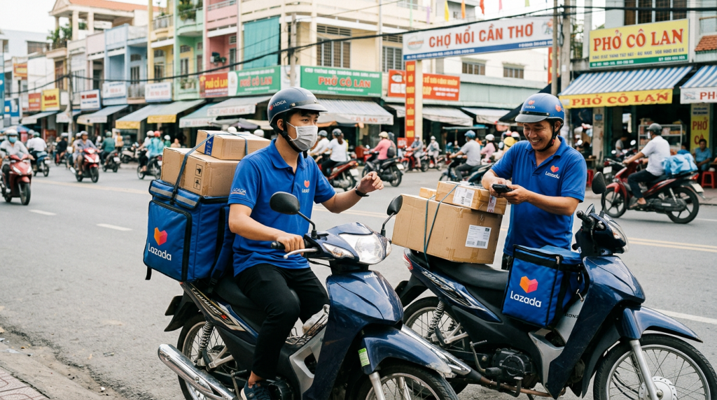 🚀 Tuyển Đối Tác Giao Nhận Thời Vụ Lazada Tại Cần Thơ - Việc Làm Tự Do, Thu Nhập Khủng 400K/Ngày!