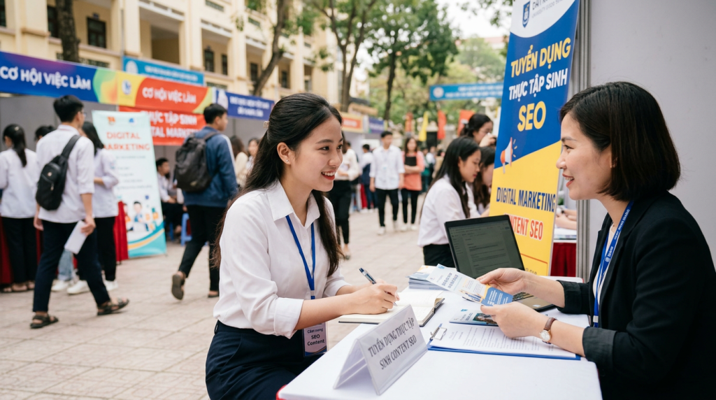 🚀 Tuyển Dụng Thực Tập Sinh Content SEO - Đào Tạo Từ A-Z, Hỗ Trợ Dấu Mộc Và Lương Thưởng Hấp Dẫn