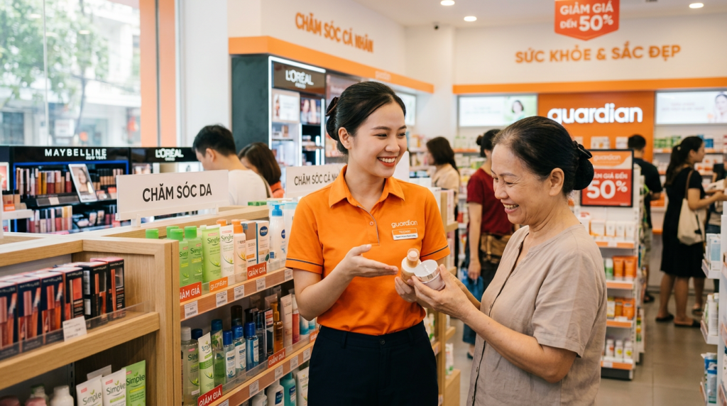 Guardian tuyển dụng: Cơ hội làm việc tại chuỗi bán lẻ sức khỏe & sắc đẹp