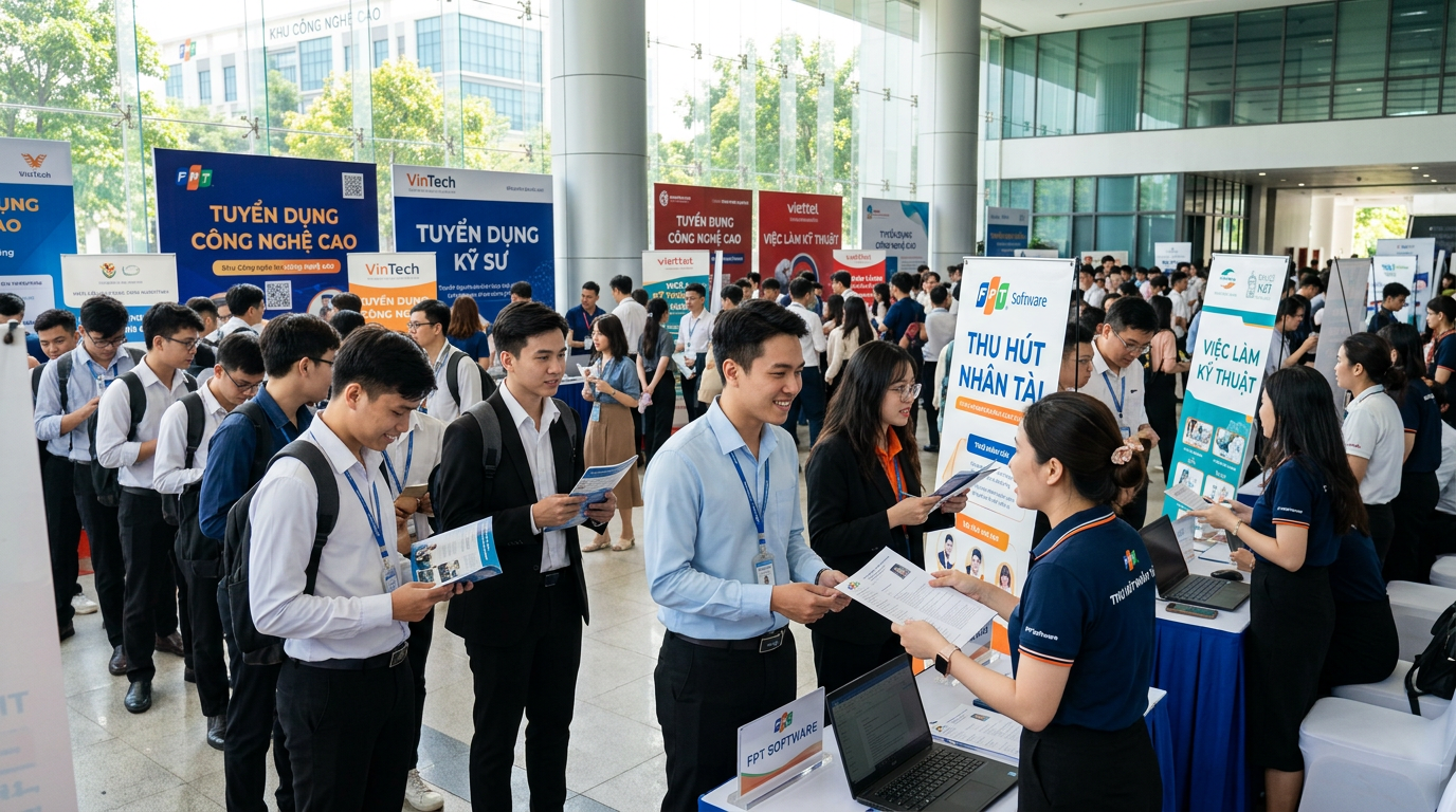 khu công nghệ cao tuyển dụng