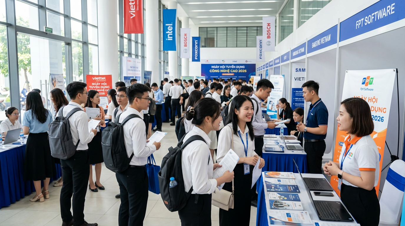 khu công nghệ cao tuyển dụng