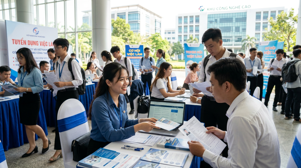 Khu Công nghệ cao tuyển dụng: Hàng ngàn cơ hội việc làm tốt
