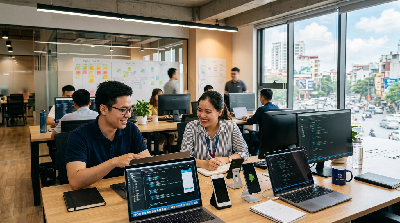 lập trình mobile,tuyển dụng