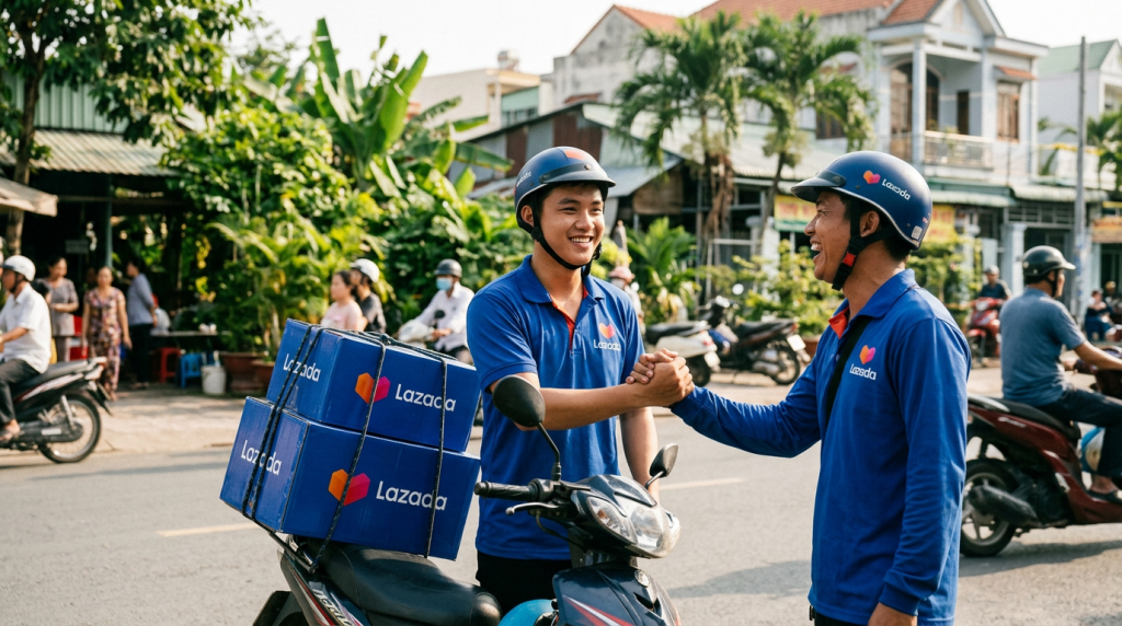 🚀 Tuyển Đối Tác Giao Nhận Thời Vụ Lazada Tại Cần Thơ - Việc Làm Tự Do, Thu Nhập Khủng 400K/Ngày!