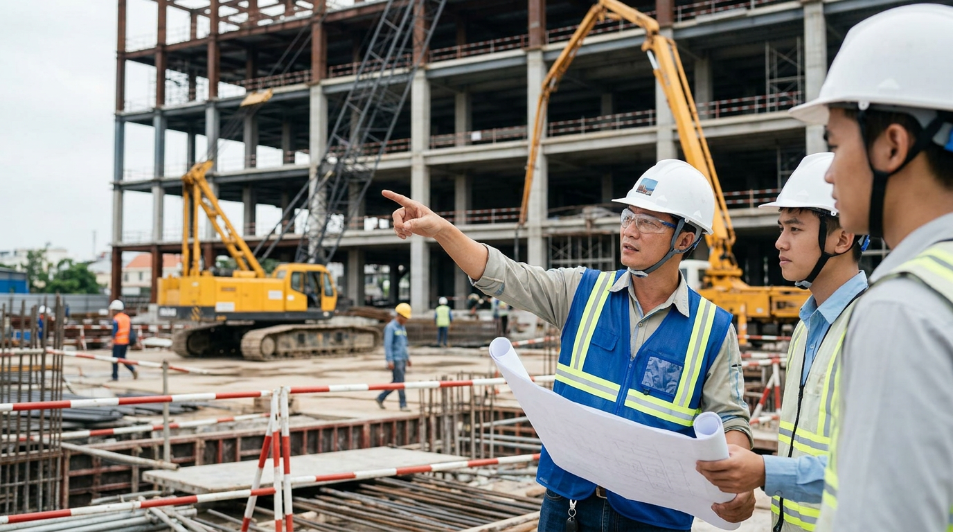 tìm việc chỉ huy trưởng công trình