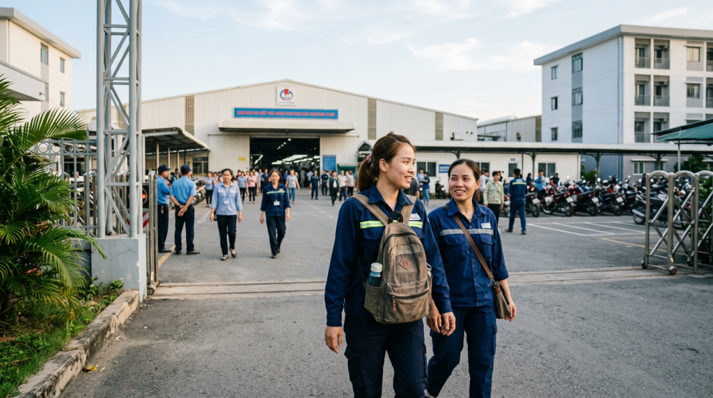 Tìm việc làm công nhân: Nhận việc ngay, có ký túc xá