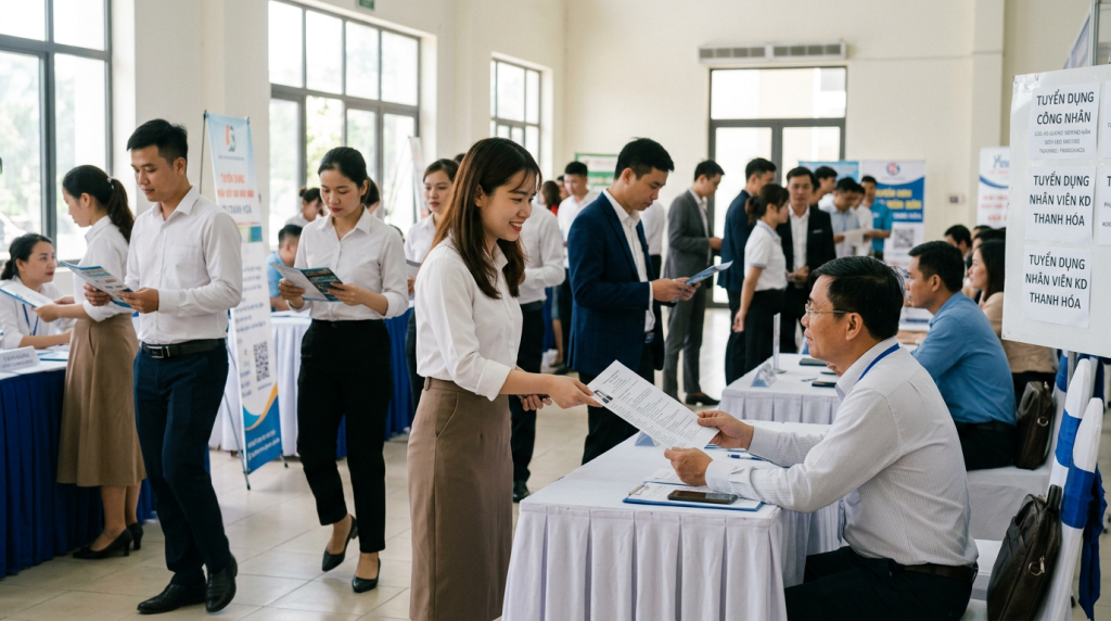 Tìm việc làm tại Thanh Hóa thu nhập cao, đa dạng ngành nghề