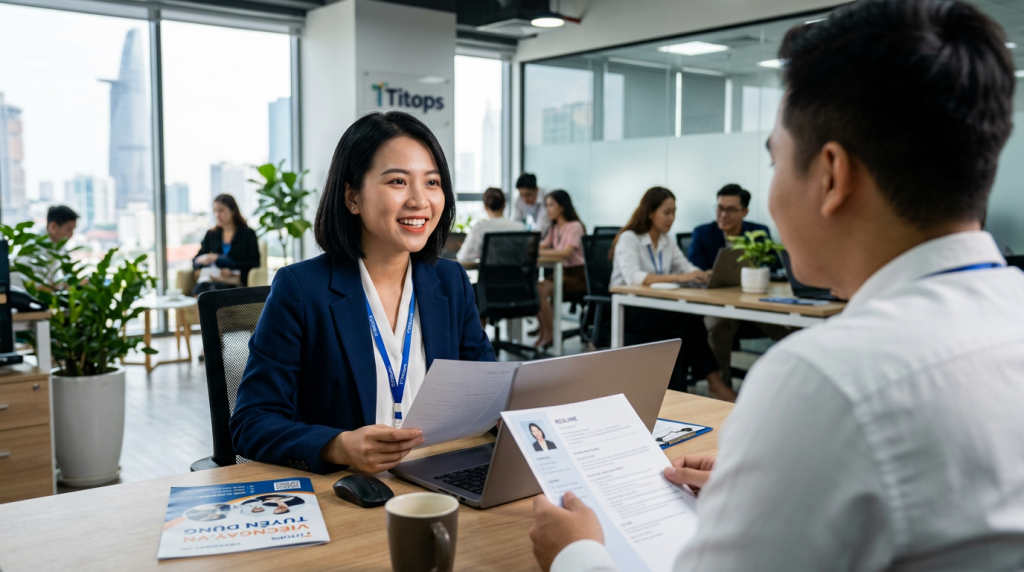 Titops tuyển dụng nhân tài: Chế độ làm việc linh hoạt, mức lương cạnh tranh
