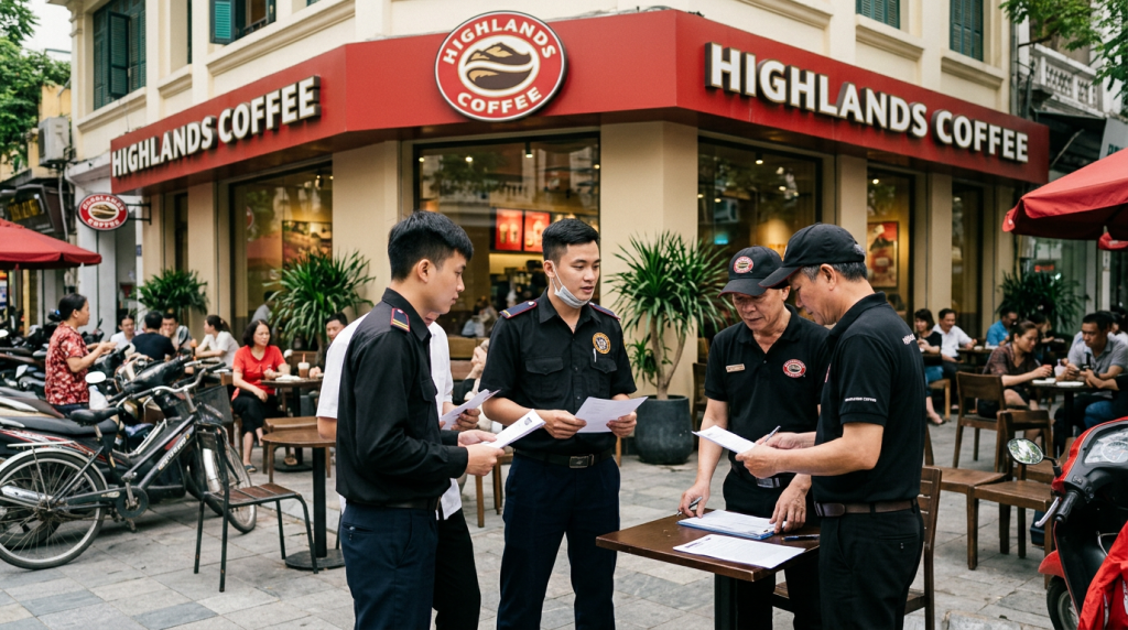 tuyển bảo vệ,Highlands Coffee