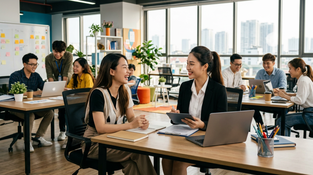 Tuyển chuyên viên Nhân sự (HR): Môi trường làm việc GenZ, phúc lợi đa dạng