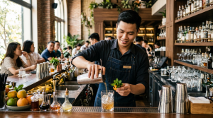 Tuyển dụng Bartender/Pha chế: Làm việc tại nhà hàng, quán bar cao cấp