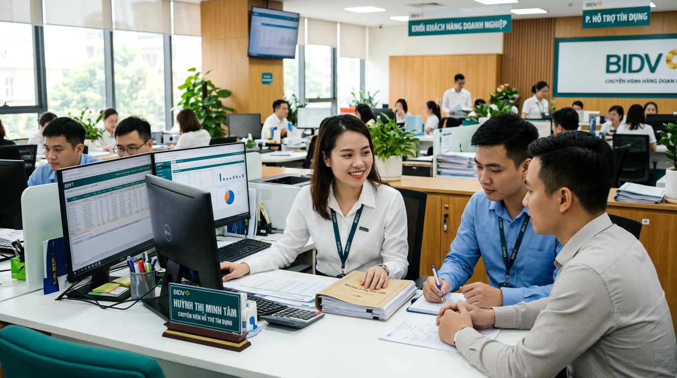 tuyển dụng chuyên viên hỗ trợ tín dụng