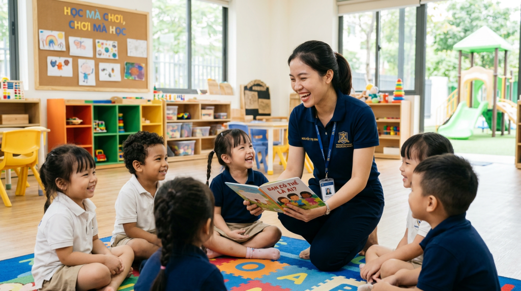 Tuyển dụng Giáo viên Mầm non: Môi trường trường quốc tế, chế độ ưu đãi