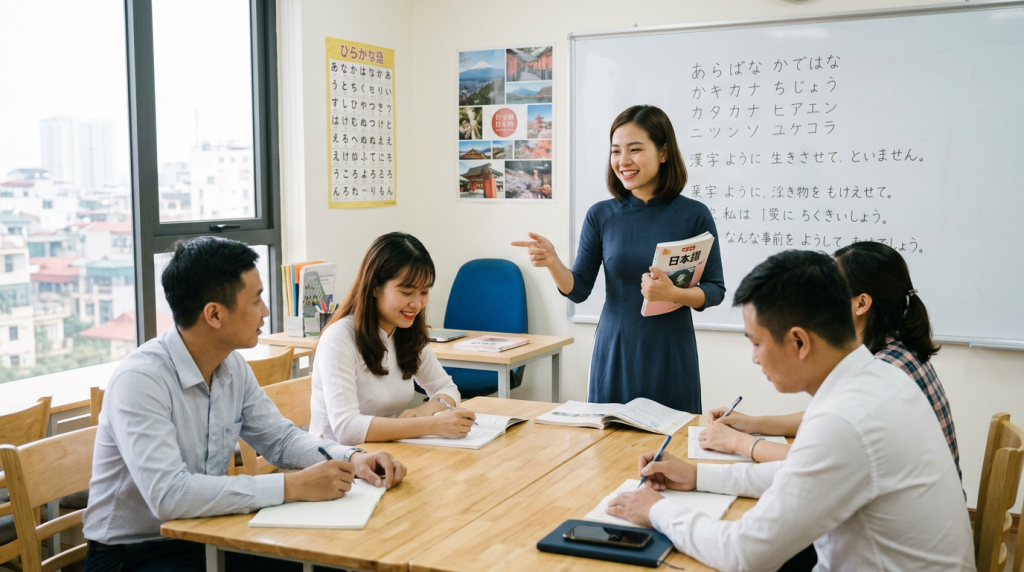 Tuyển dụng Giáo viên Tiếng Nhật: Dạy tại trung tâm, thu nhập trên 20 triệu