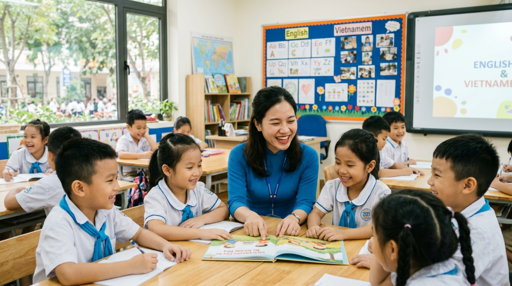 Tuyển dụng Giáo viên Tiểu học: Môi trường song ngữ, thu nhập tương xứng