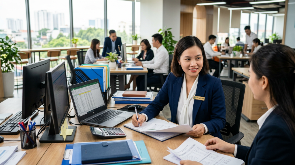 Tuyển dụng kế toán Bình Dương: Chế độ BHYT đầy đủ, nhận việc ngay