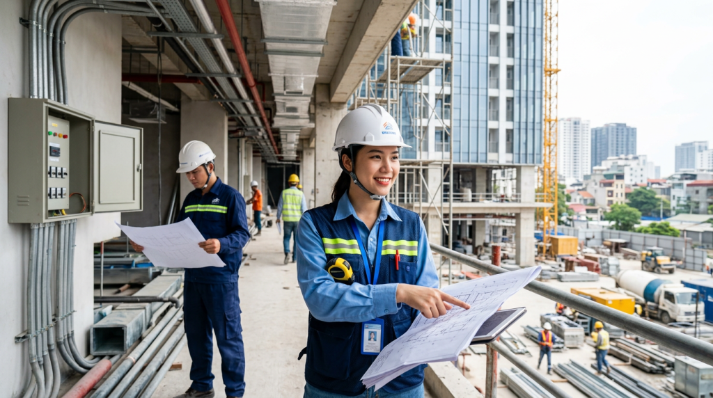 Tuyển dụng Kỹ sư Cơ điện (M&E): Lương thưởng cao, chế độ đầy đủ