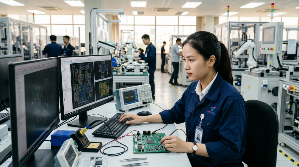 Tuyển dụng Kỹ sư Điện tử: Vi mạch, tự động hóa, cơ hội làm việc tập đoàn lớn