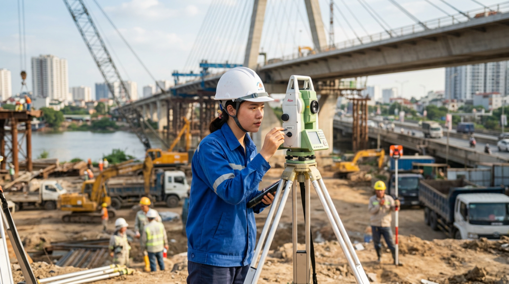 Tuyển dụng Kỹ sư Trắc địa: Tham gia các dự án hạ tầng trọng điểm