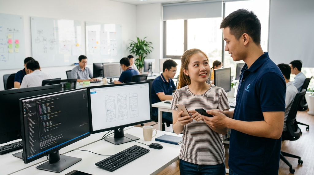 Tuyển dụng Lập trình Mobile (iOS/Android): Môi trường Agile, lương Up to $2000