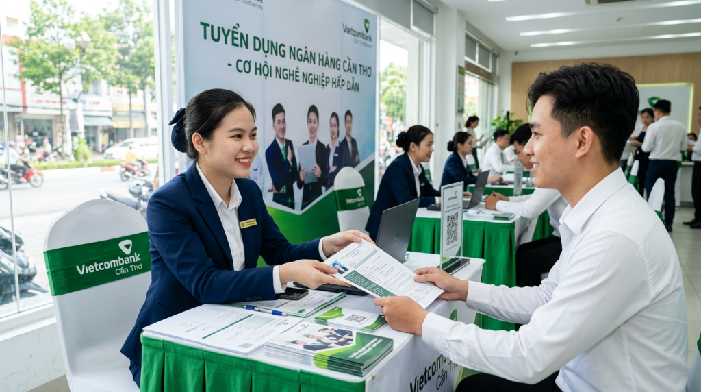 Tuyển dụng ngân hàng Cần Thơ: Lương thưởng hấp dẫn, đi làm ngay