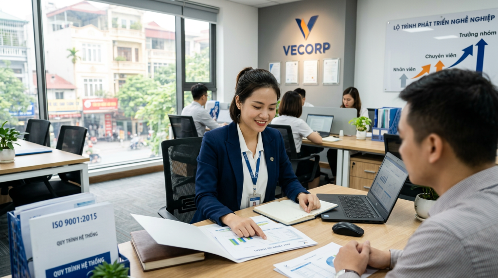 Tuyển dụng nhân viên ISO: Môi trường chuyên nghiệp, lộ trình thăng tiến rõ ràng