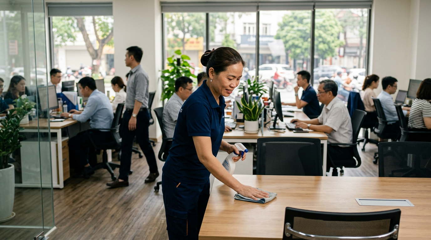 tuyển dụng nhân viên vệ sinh