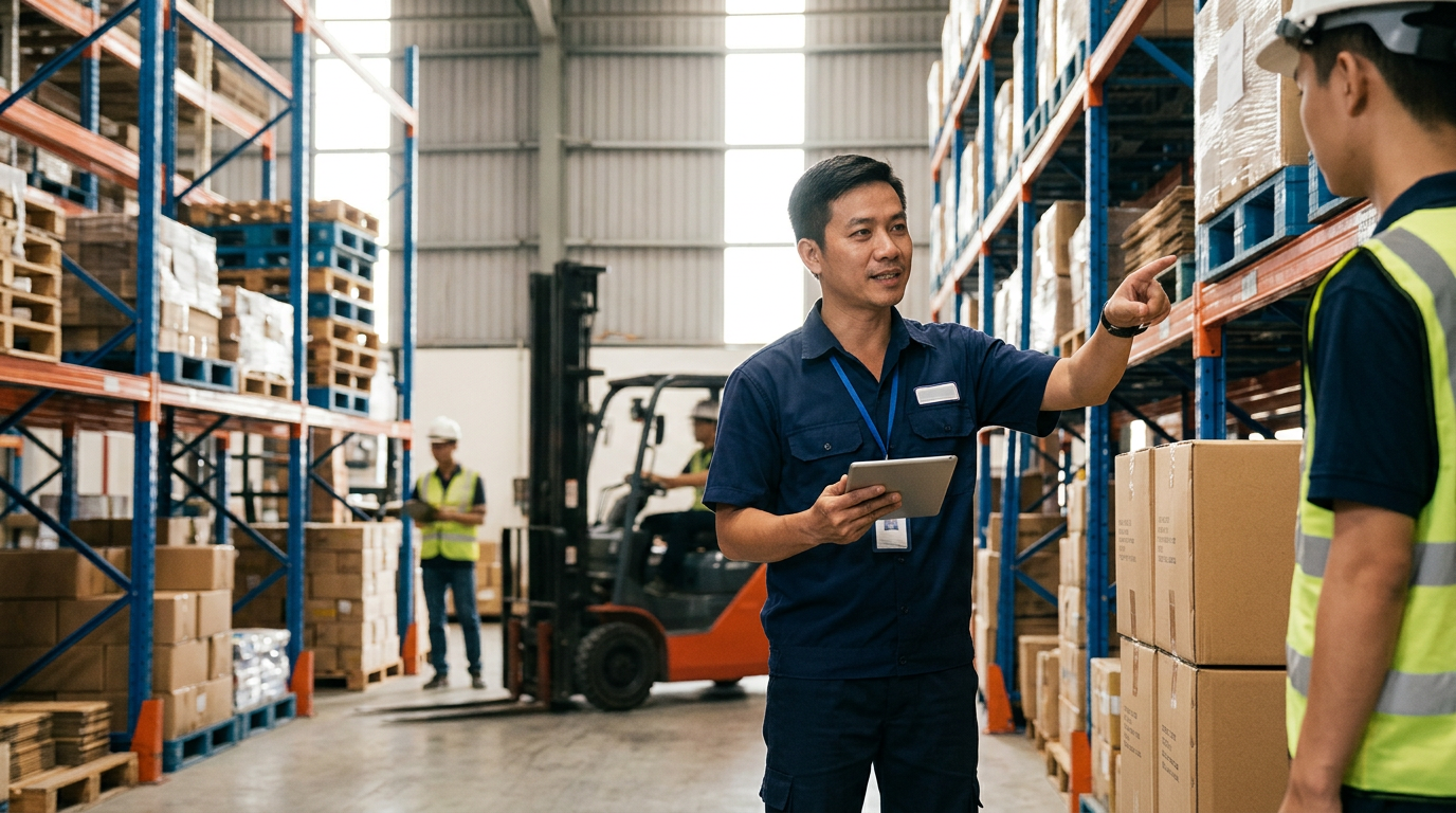 quản lý kho logistics