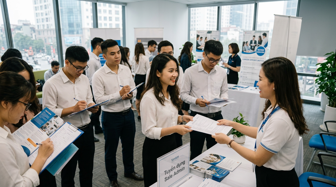tuyển dụng sale admin hà nội