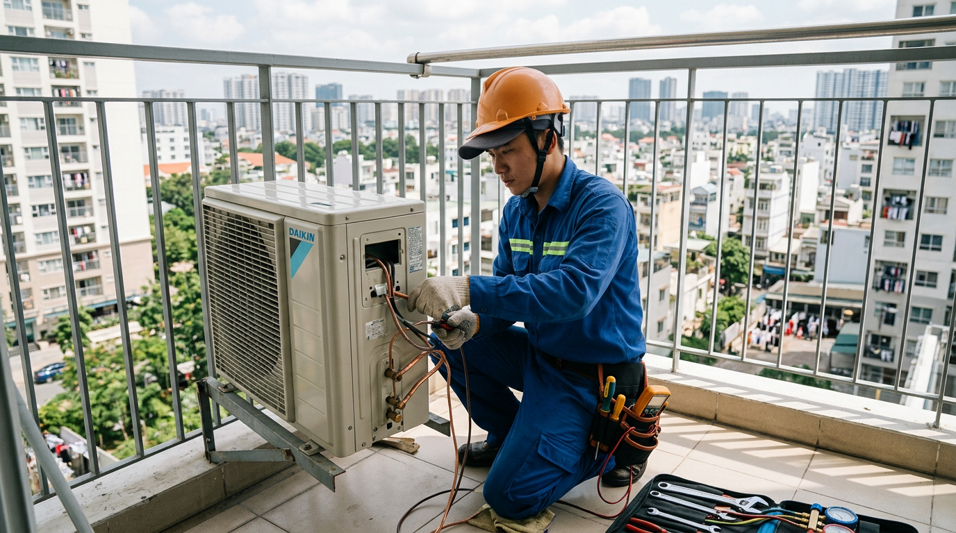 tuyển dụng thợ điện lạnh tphcm