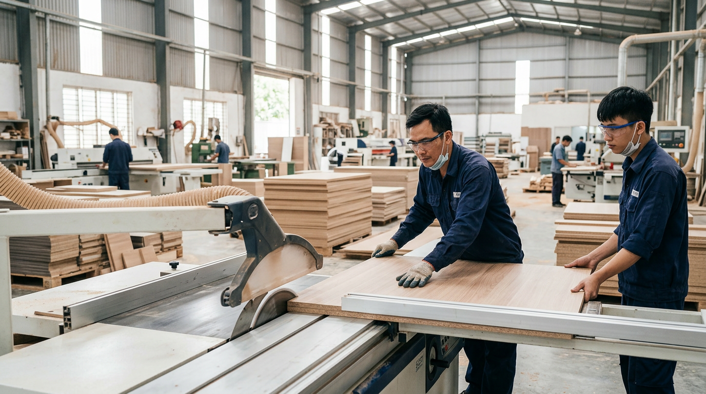 tuyển dụng thợ mộc công nghiệp