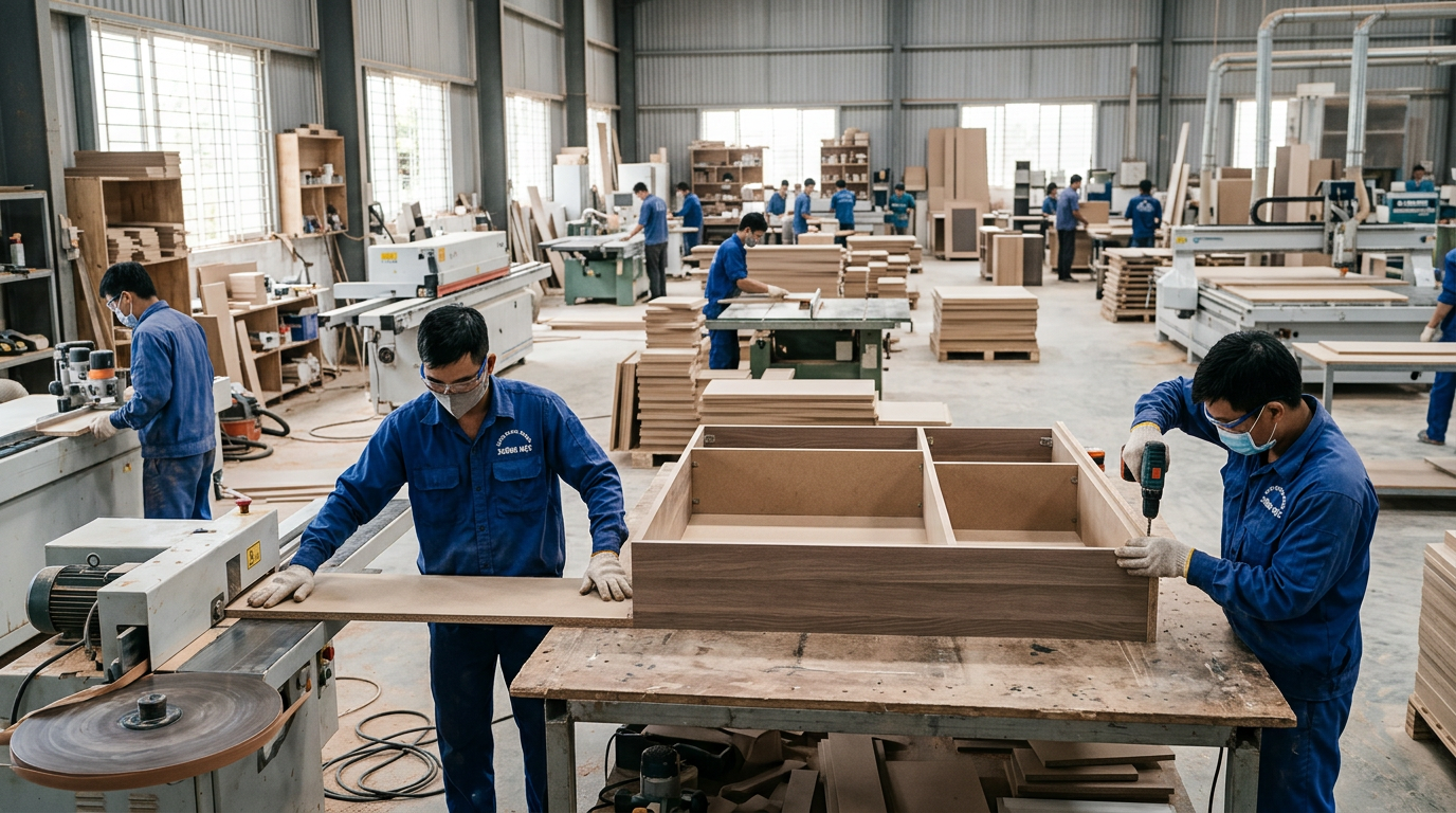 tuyển dụng thợ mộc công nghiệp