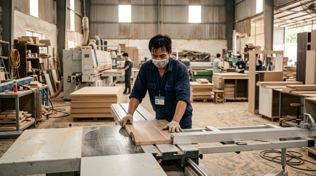 Tuyển dụng thợ mộc công nghiệp gỗ MDF: Xưởng lớn, nhiều việc làm tăng ca