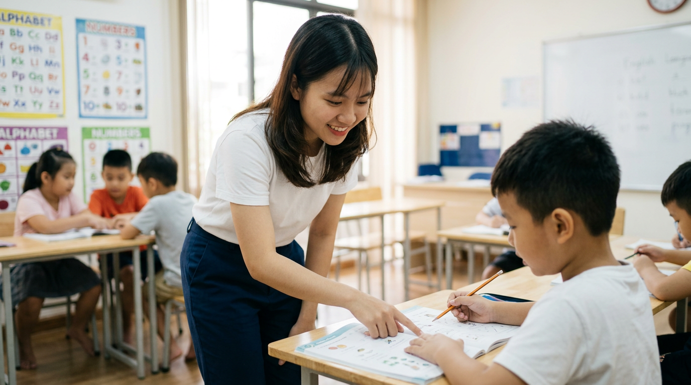 tuyển dụng trợ giảng tiếng anh tphcm